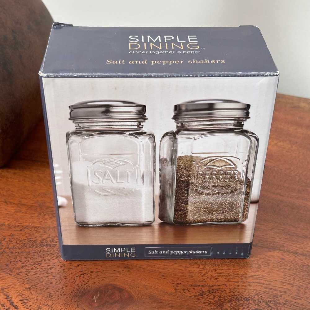 Salt & Pepper glass shakers